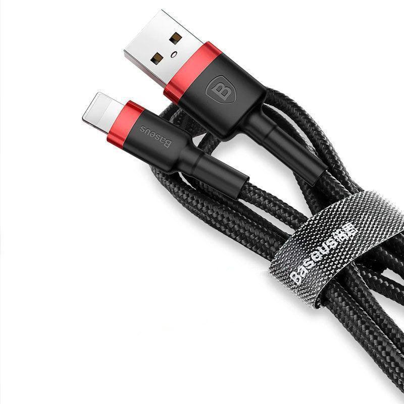Baseus USB Charging Cable for iPhone 13/12/11 - 2PCS 2M - Red - SuperSaverAU - view 2