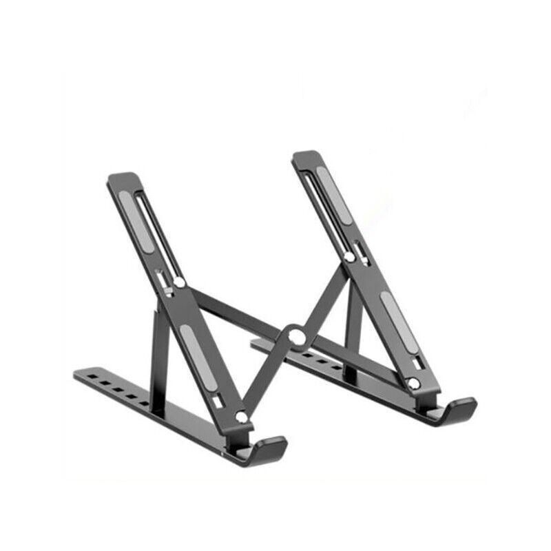 Adjustable Portable Laptop Stand - Aluminum Alloy for 11 to 17.3 Inch Devices - Black - SuperSaverAU - view 8