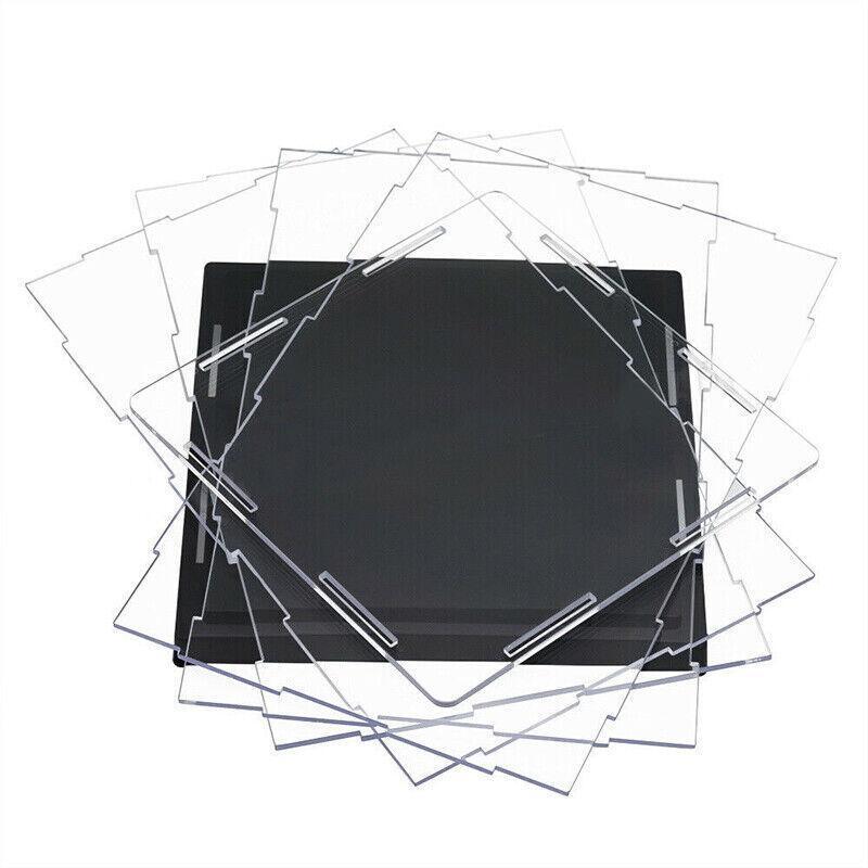 Premium Clear Acrylic Display Case – Dustproof 18.3 x 14.4 x 37.2cm