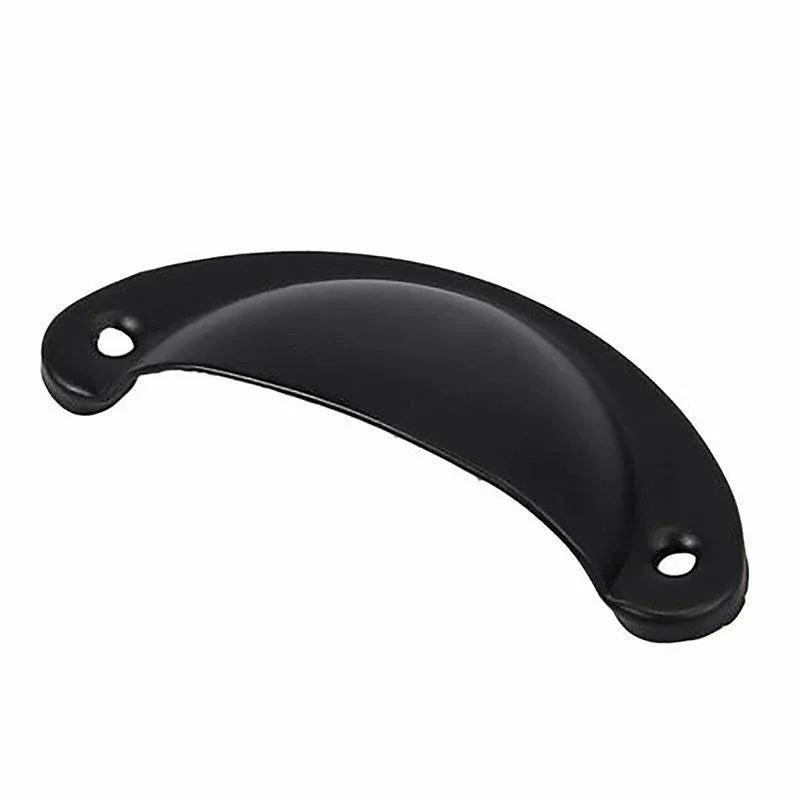 Premium Modern Cup Cabinet Handles – Black 30 Pack with Screws