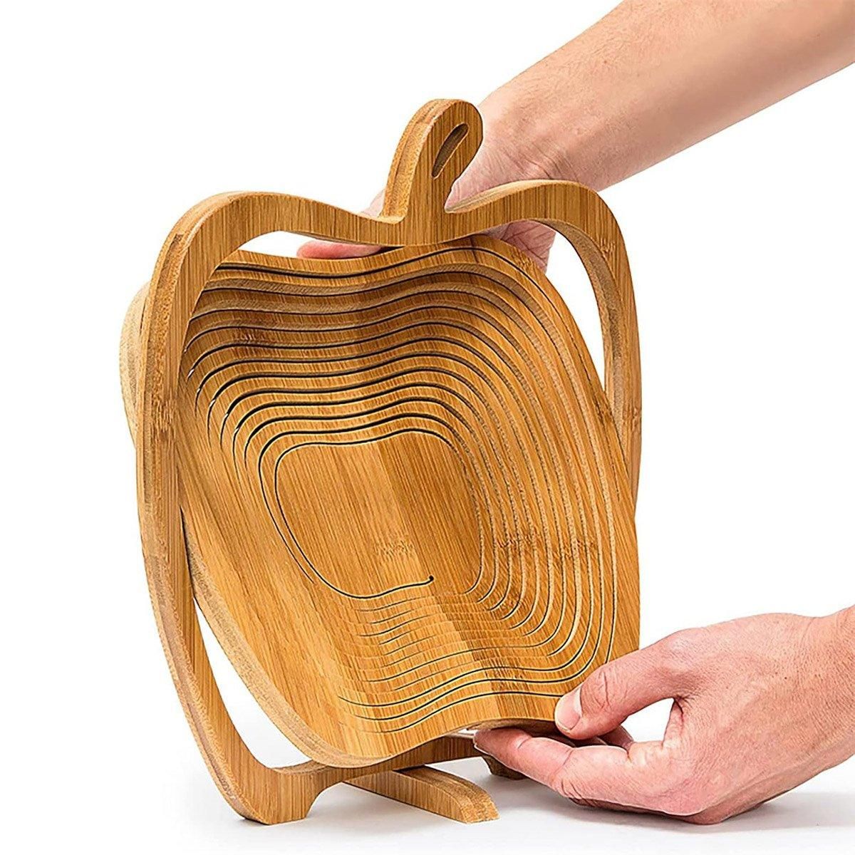 Premium Bamboo Ring-Shaped Fruit & Vegetable Storage Basket