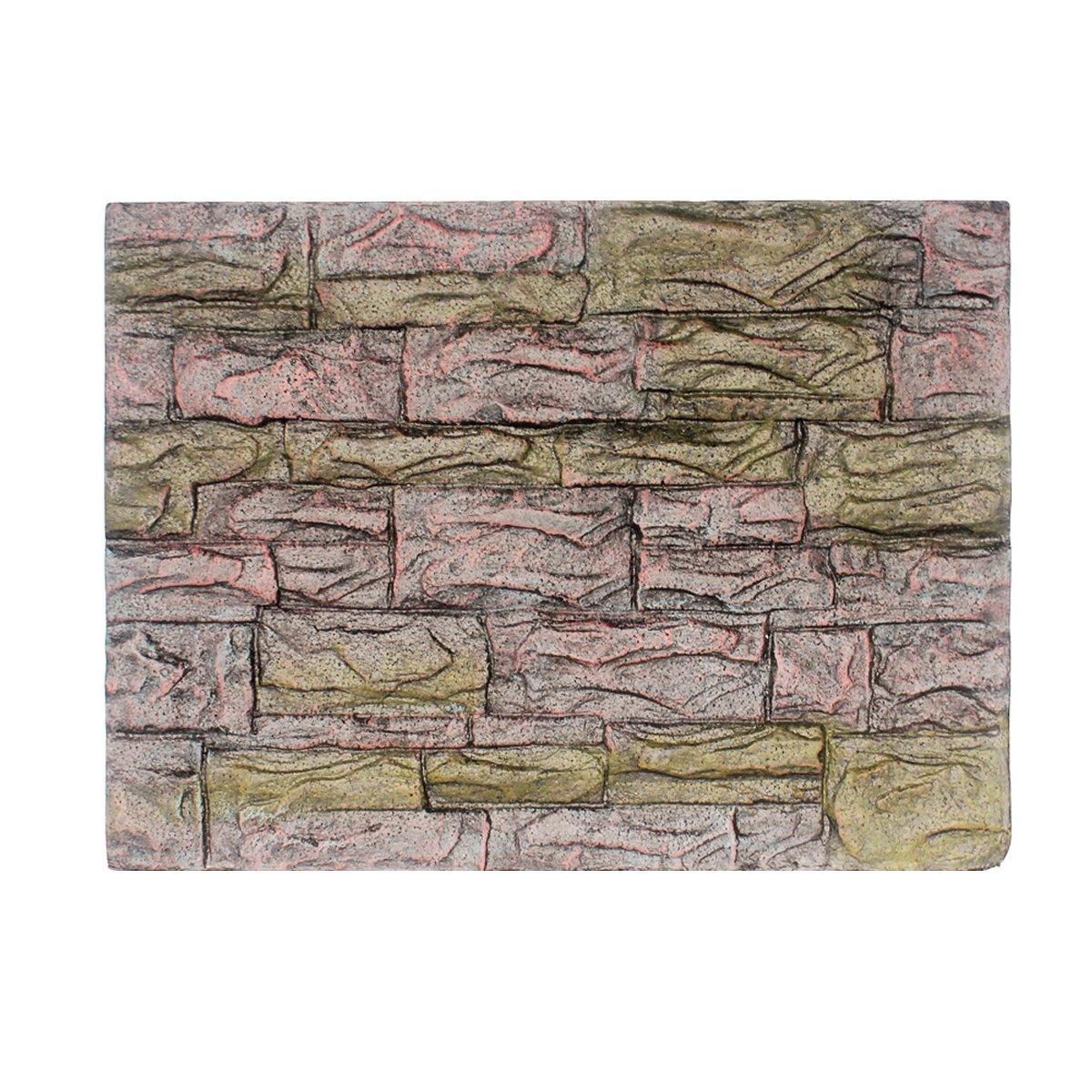 Premium 3D Foam Reptile Tank Background Board - Style B