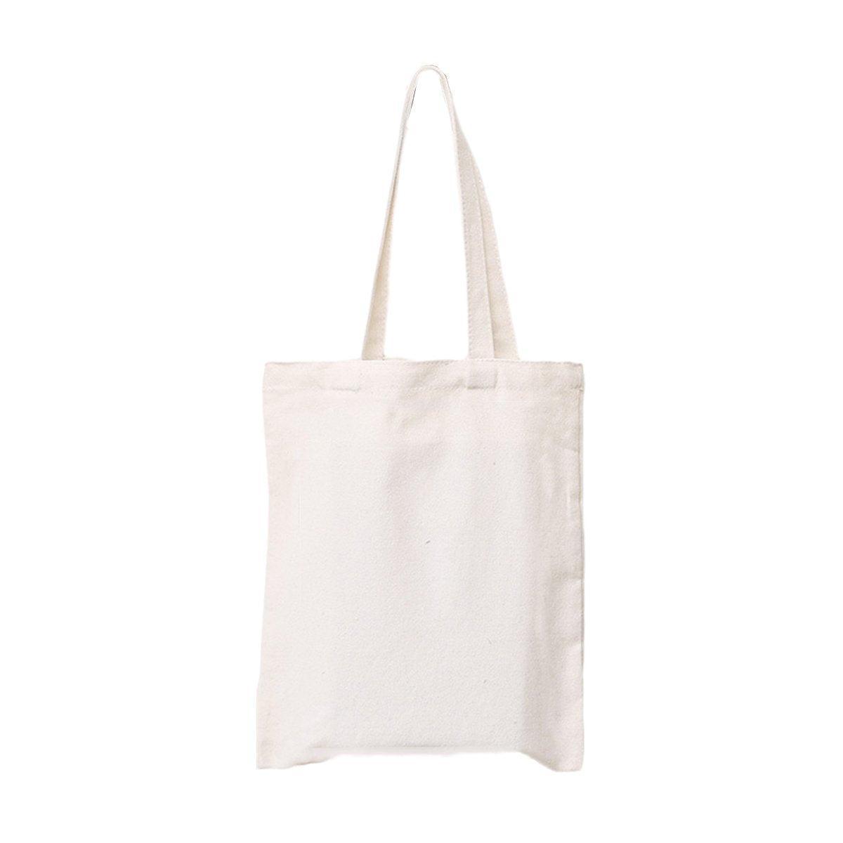 5PCS Canvas Tote Bag Cotton Blank DIY Shopping Shoulder Bags - Natural 35*40*10cm - SuperSaverAU - view 8