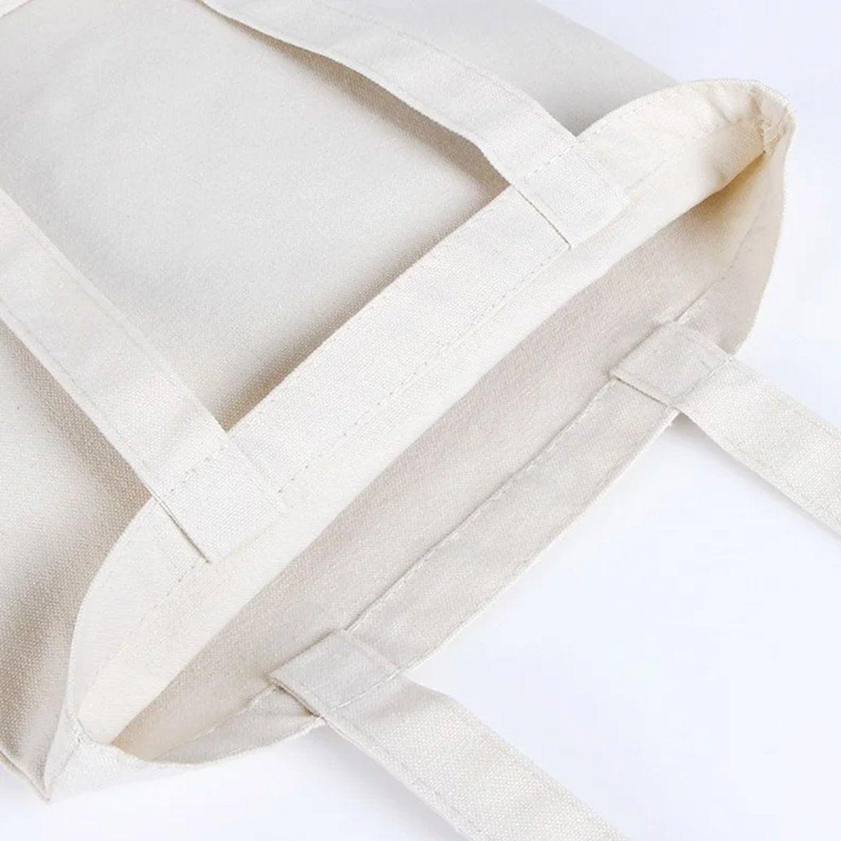 5PCS Canvas Tote Bag Cotton Blank DIY Shopping Shoulder Bags - Natural 45*35*15cm - SuperSaverAU - view 5