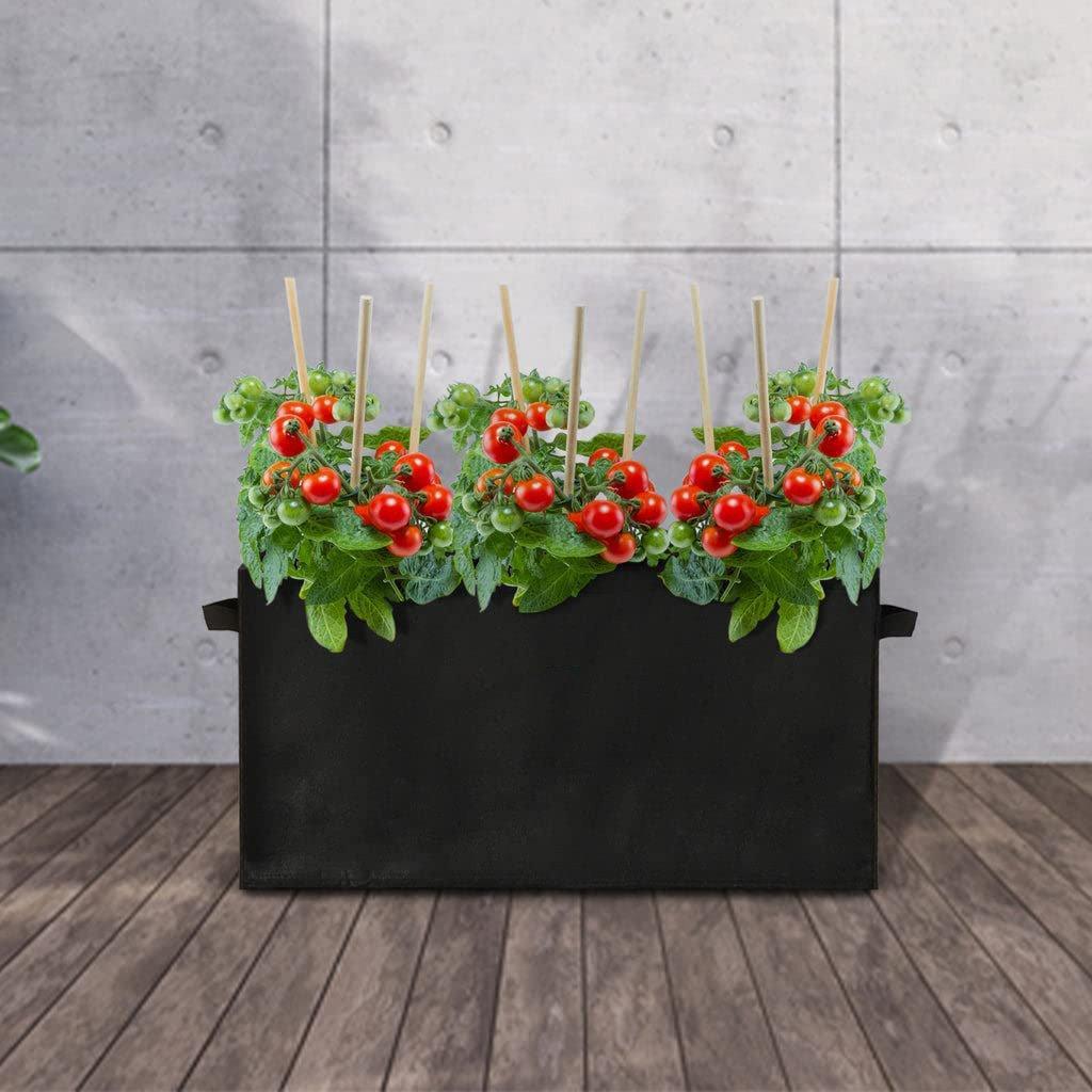 8pcs Felt Rectangular Planting Bags - Blue, 60x30x20cm, Eco-Friendly, Durable - SuperSaverAU - view 4