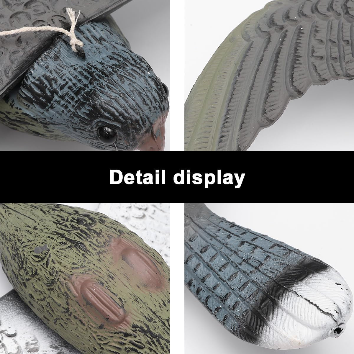 Premium Hanging Simulation Eagle Bird Scare Decoy