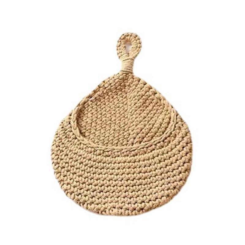 Boho Style Hanging Wall Organizer Basket - L Size - SuperSaverAU - view 10