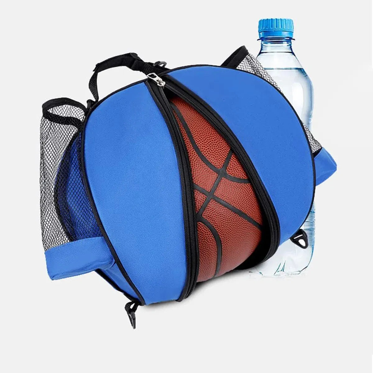 Premium Waterproof Sports Basketball Bag – Blue with Shoulder Strap