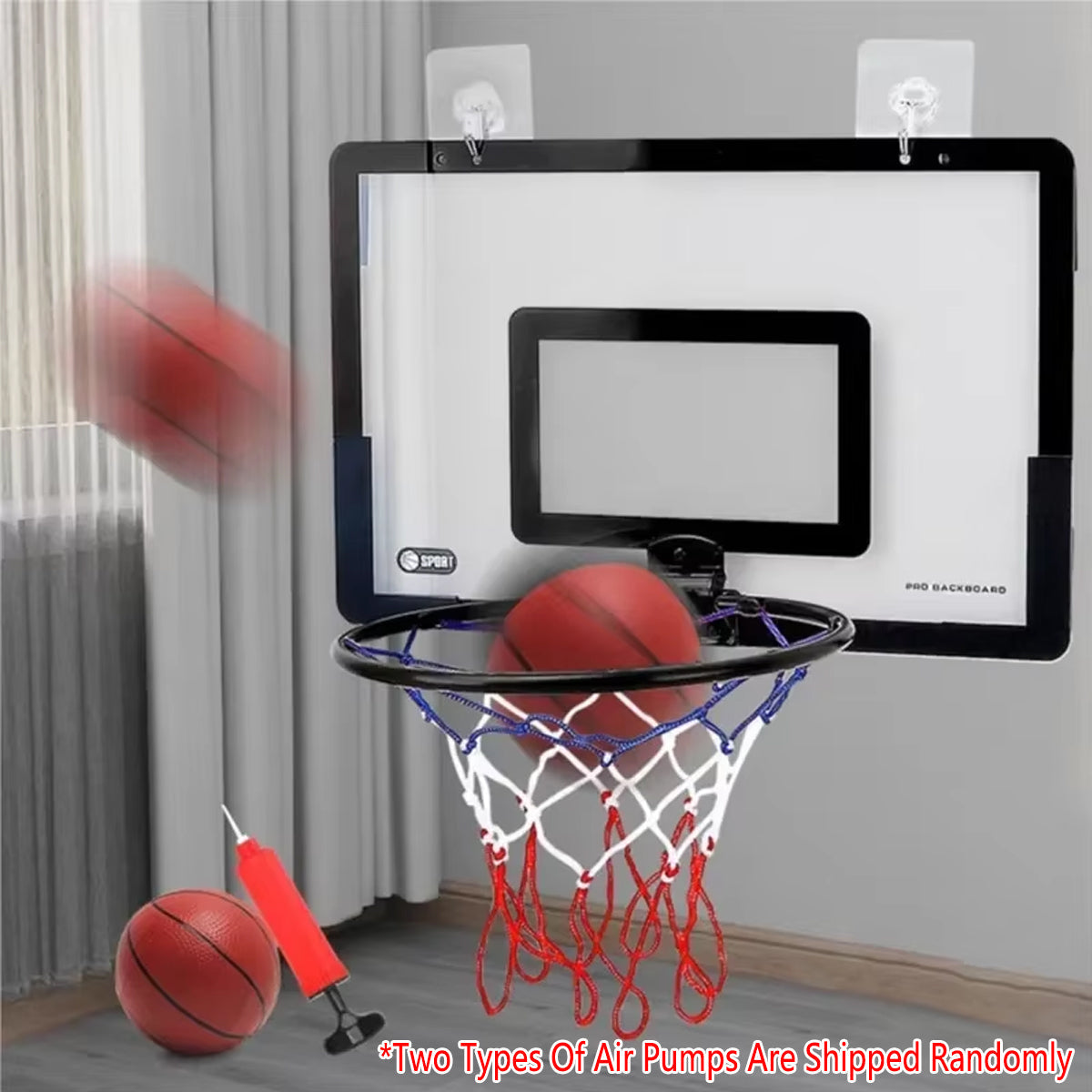 Wall Mounted Foldable Basketball Stand 40x26cm for Young Players - Indoor/Outdoor Use - SuperSaverAU - view 5