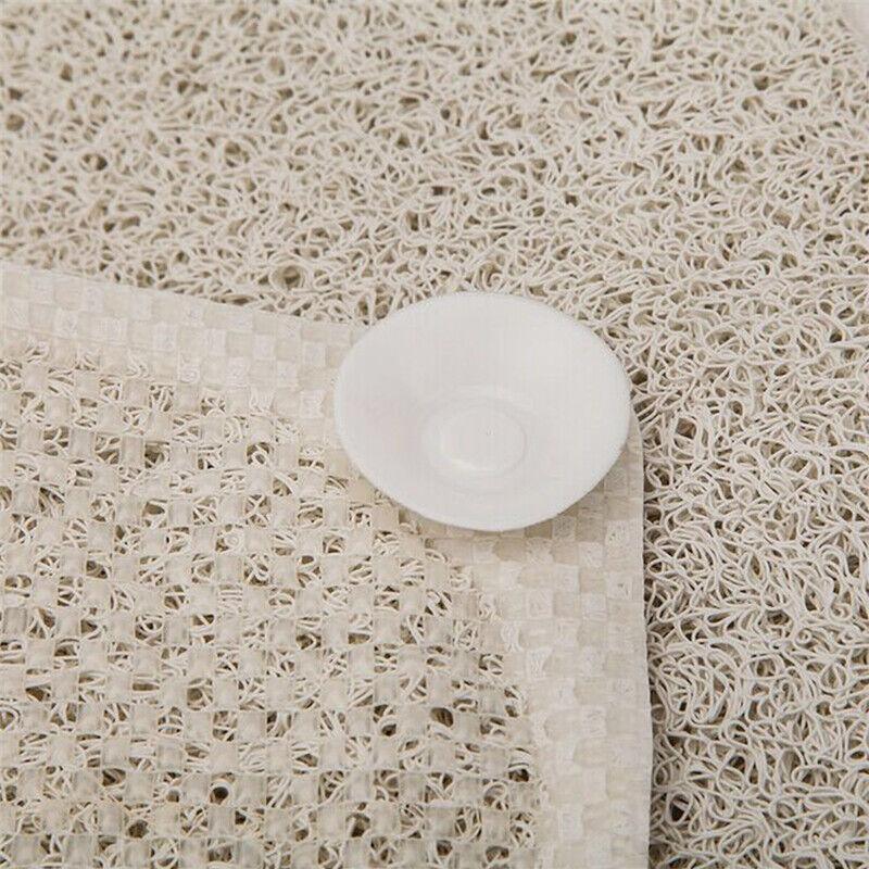 Premium Anti-Slip Loofah Shower Mat – White 70 x 40cm