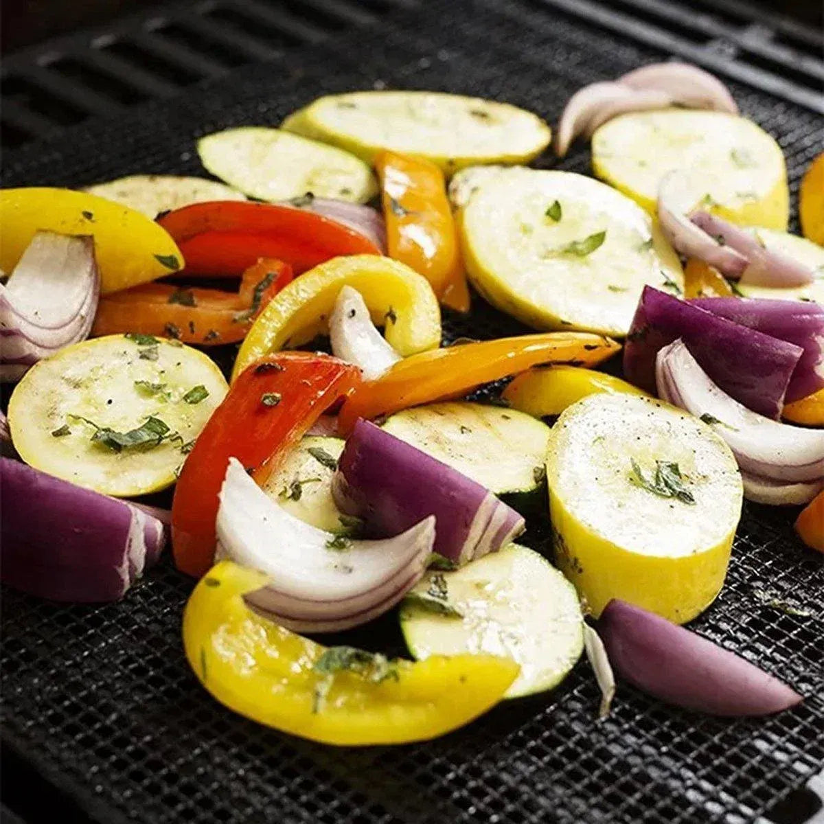 Premium Non-Stick BBQ Grill Mats – 42 x 36cm, 3 Pack