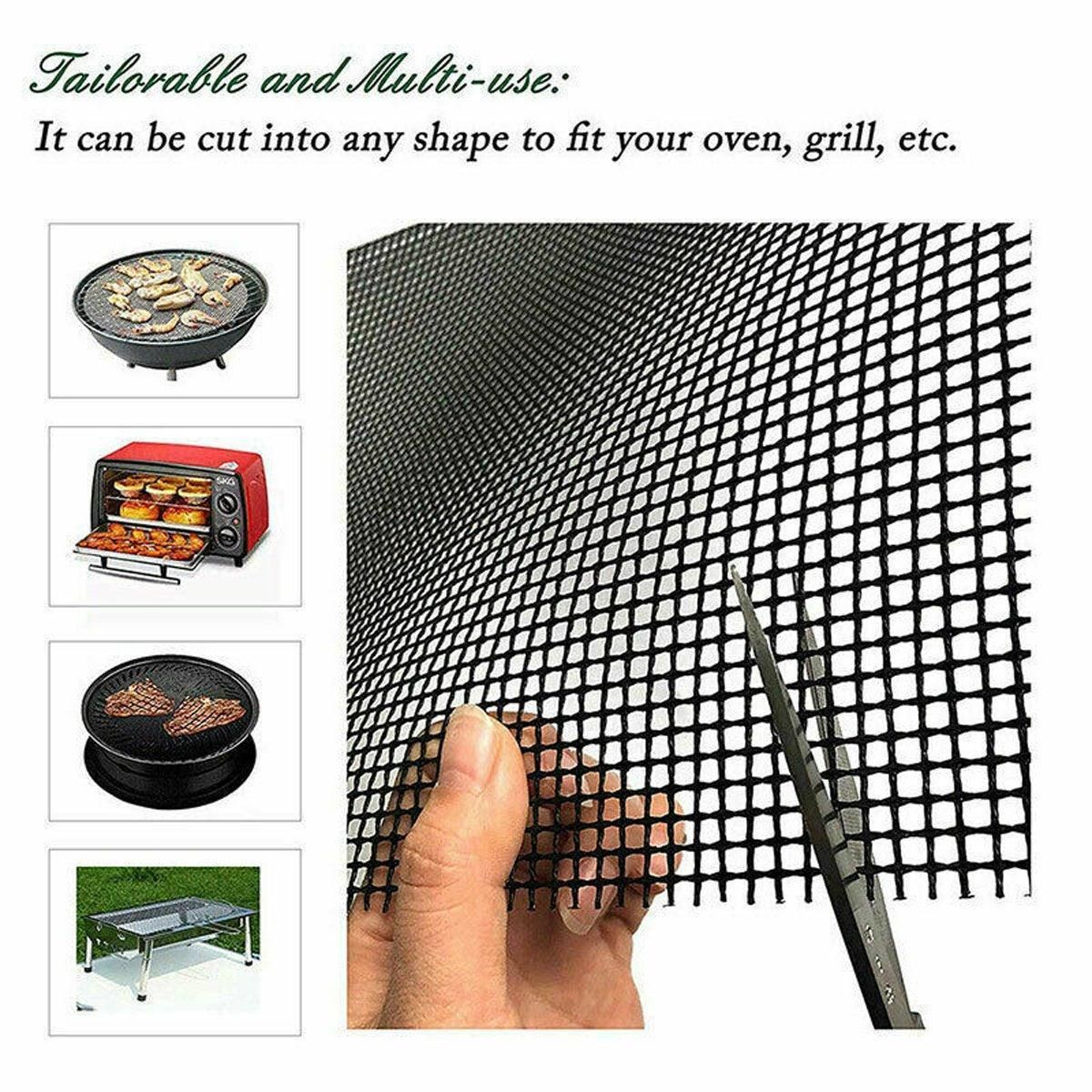 Premium Non-Stick BBQ Grill Mats – 42 x 36cm, 3 Pack