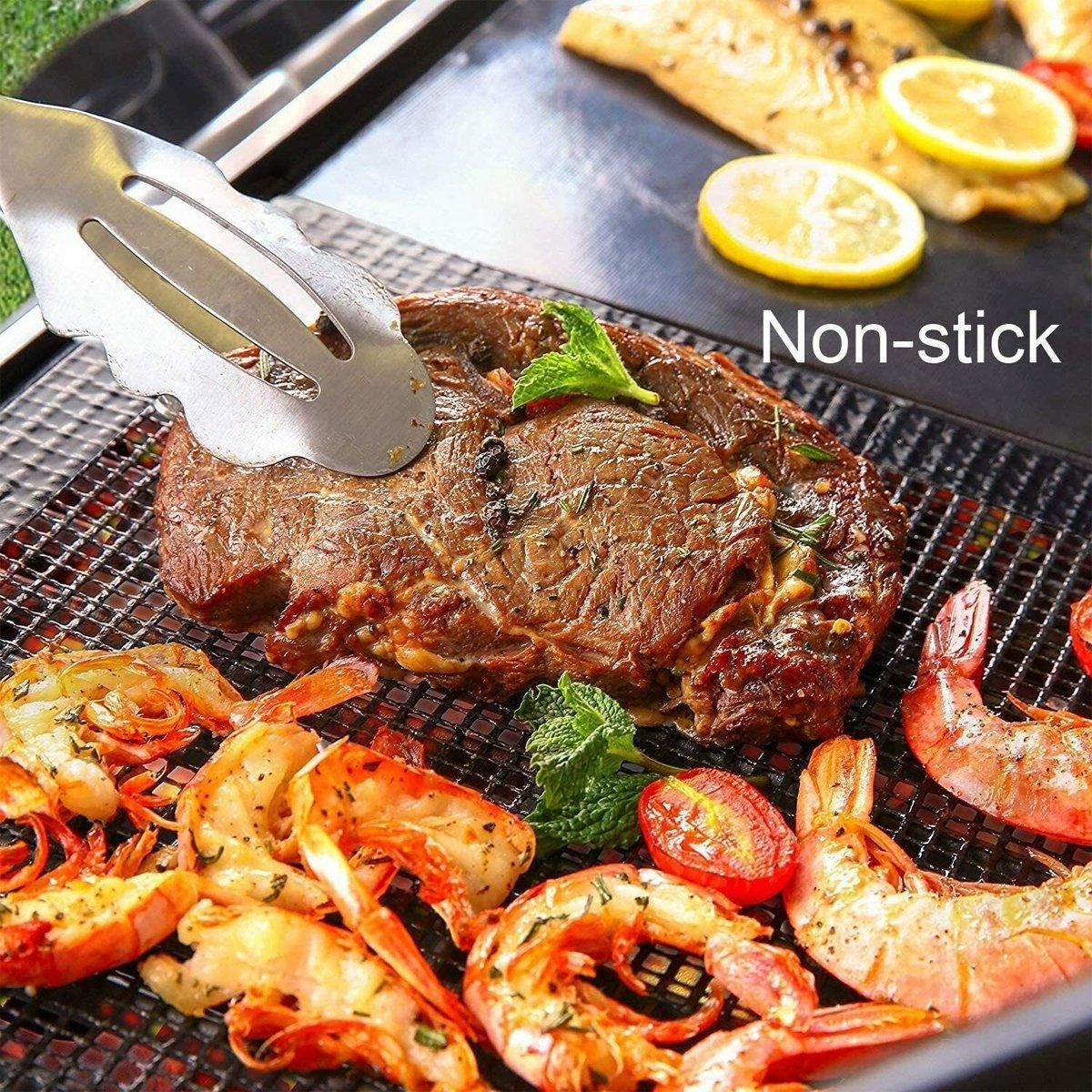 Premium Non-Stick BBQ Grill Mats – 40 x 30cm, 6 Pack
