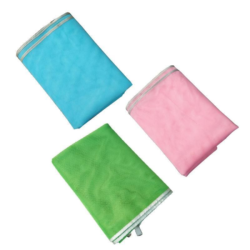 Premium Sand-Free Beach Mat – Pink Foldable PE 2 x 2m