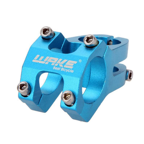 Premium CNC 6061 T6 Aluminium MTB Bike Handlebar Stem 31.8mm - Blue