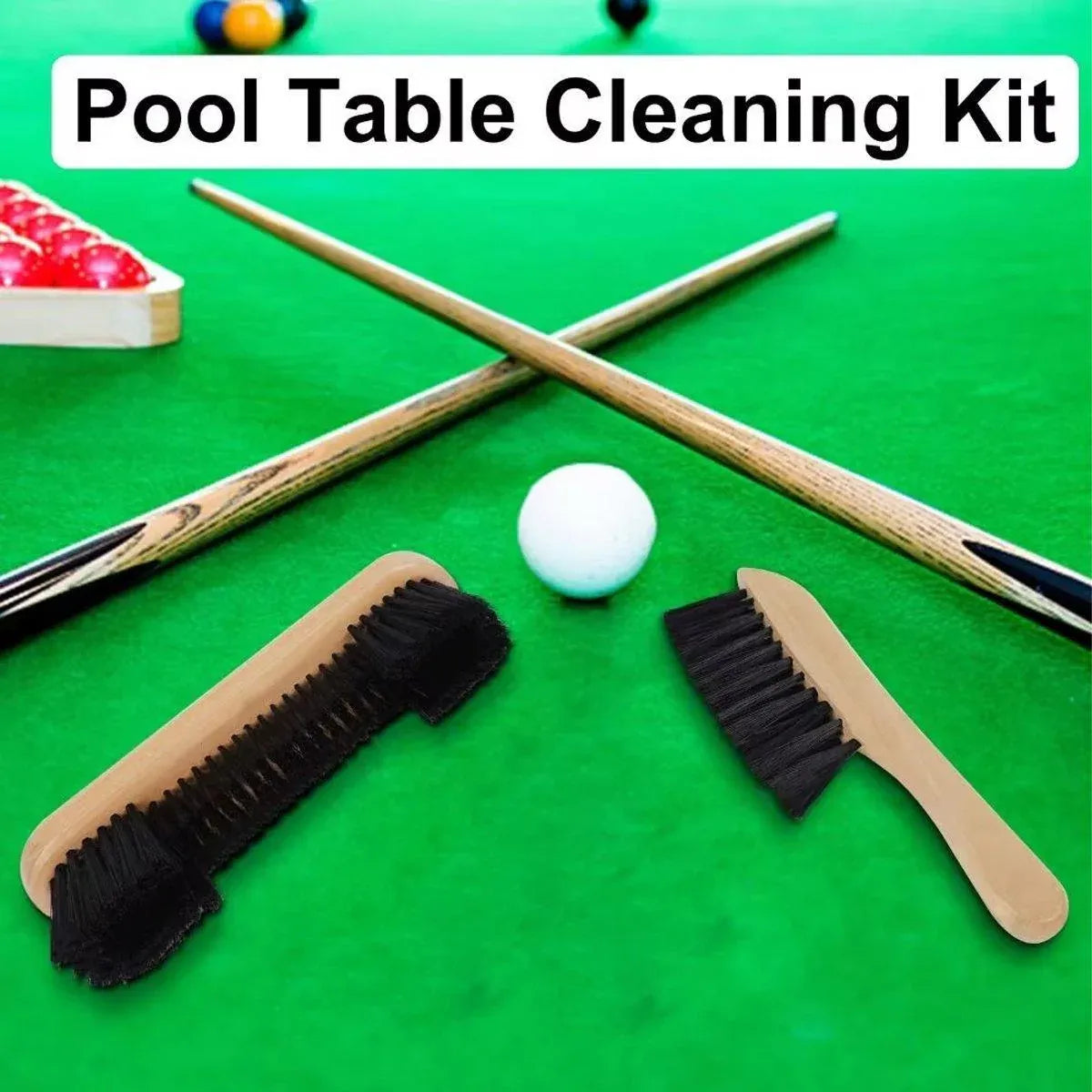 Premium Billiard Table Brush Set – 2 Piece