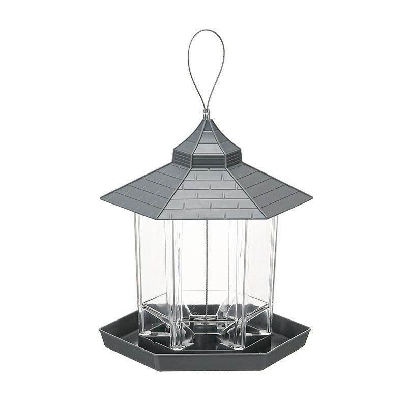 Green Bird Feeder, 23x20cm, Sturdy Plastic, Easy to Fill & Clean, Hanging - SuperSaverAU - view 7