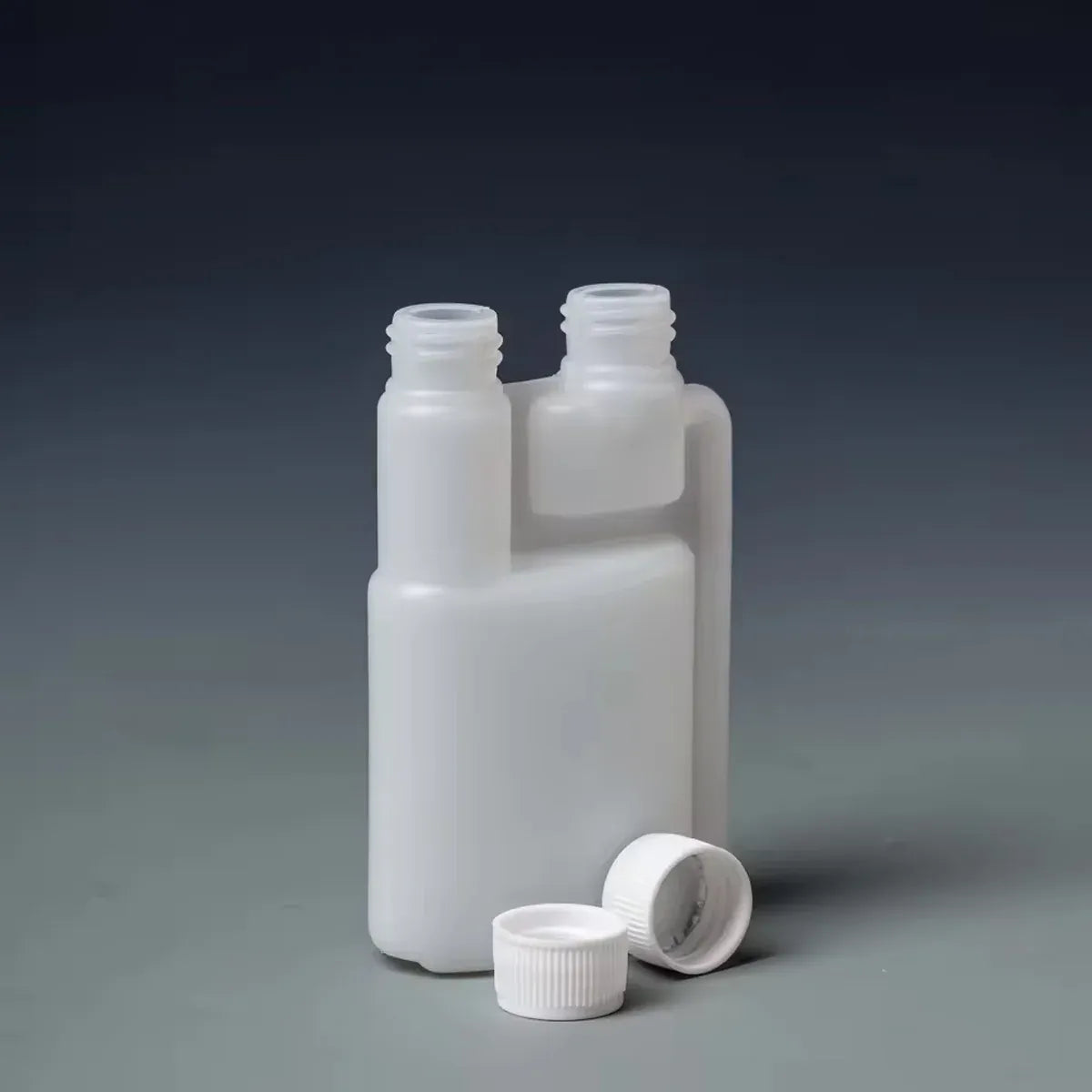 Premium Twin Chamber Chemical Bottle with Tamper Evident Cap - 500ml, 10 Pack