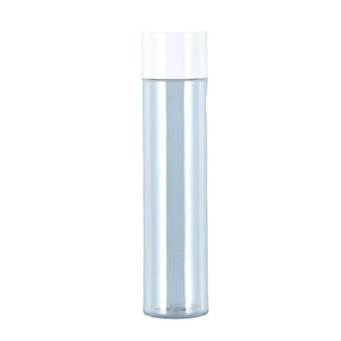 50ml Refillable PET Toner Lotion Bottle Transparent with White Lid