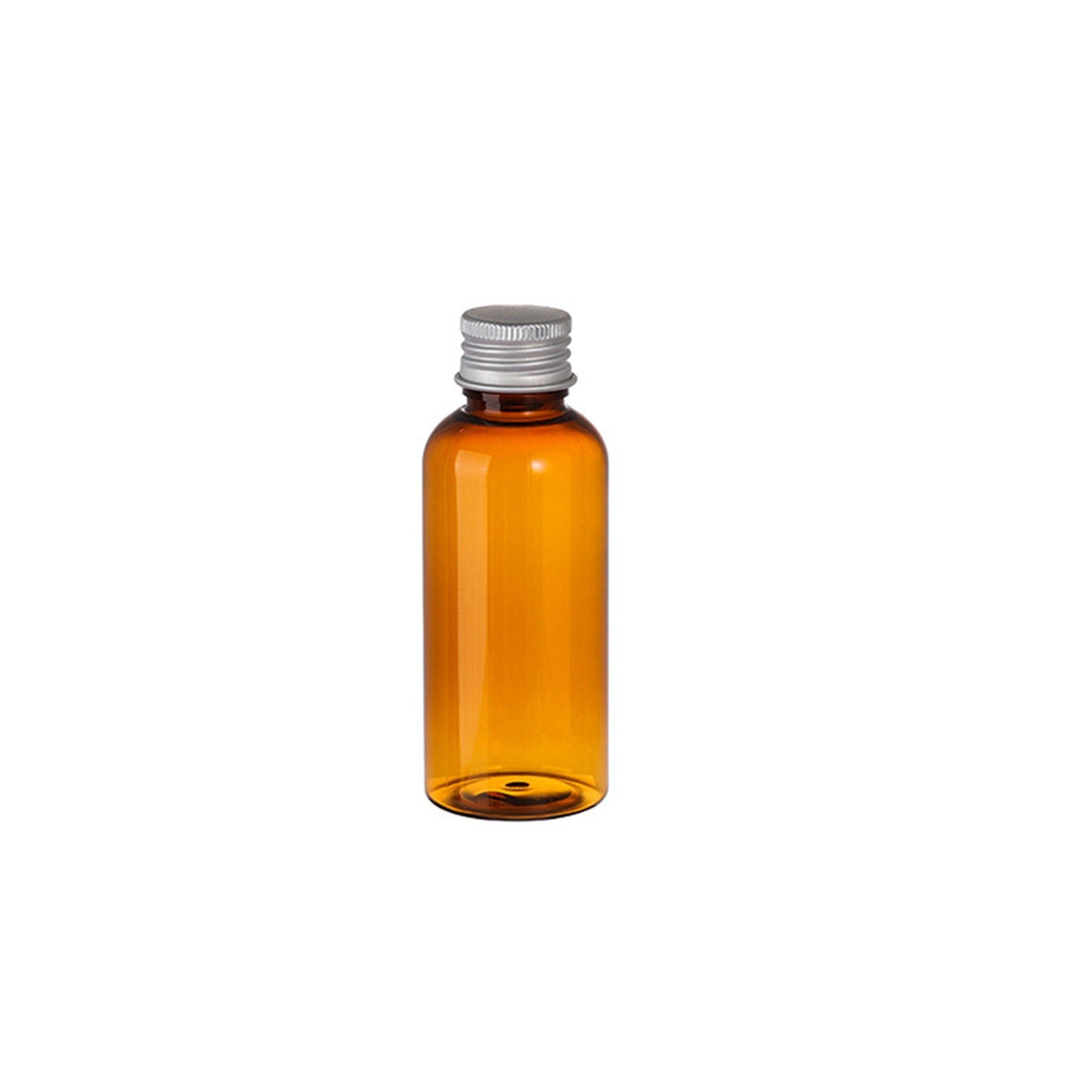 20pcs Brown Transparent Cosmetic Bottles with Aluminum Lids - 100ml - SuperSaverAU - view 9