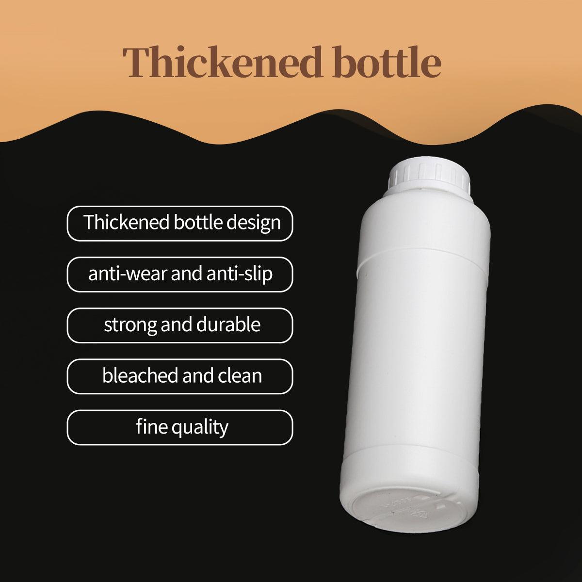 50pcs White Plastic Chemical Bottles 200ml with Screw Cap for Lab Storage - SuperSaverAU - view 4