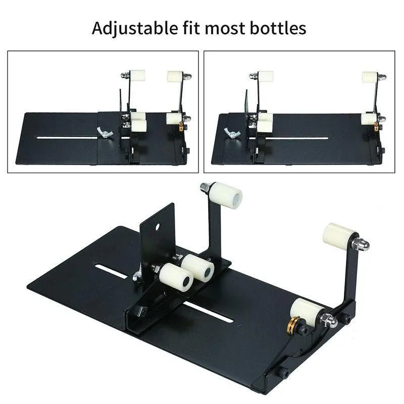 Premium Adjustable Glass Bottle Cutter Tool for Round & Square Bottles