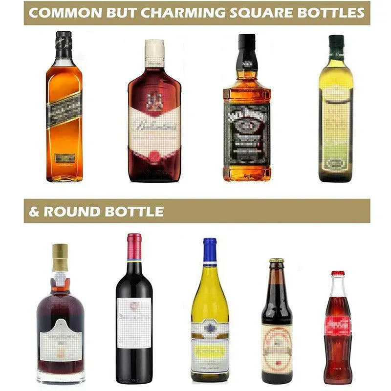 Premium Adjustable Glass Bottle Cutter Tool for Round & Square Bottles