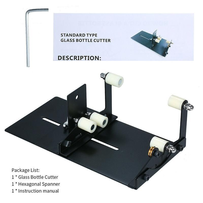 Premium Adjustable Glass Bottle Cutter Tool for Round & Square Bottles