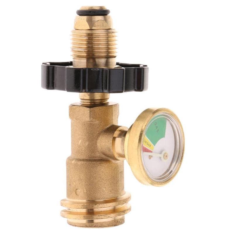 Premium POL Propane Gas Pressure Gauge with QCC1 Adapter