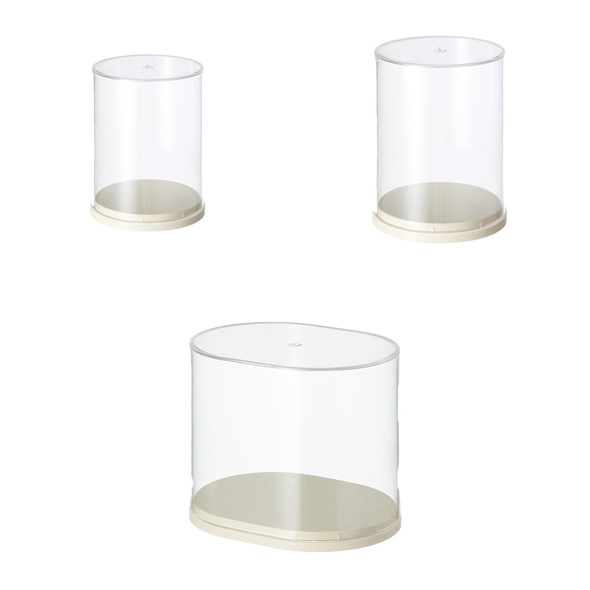 Premium Clear Acrylic Display Cases – Small 2 Pack