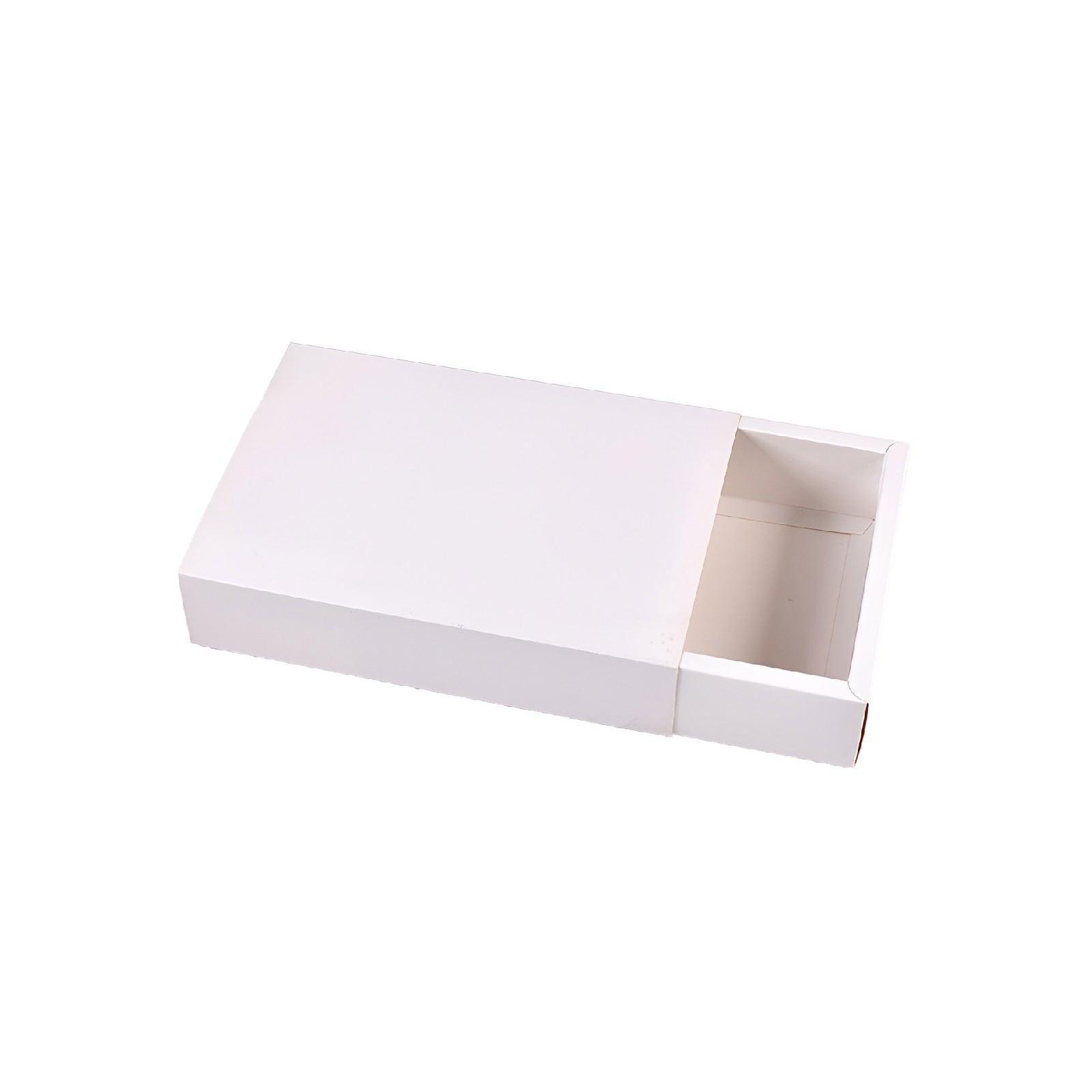 Drawer Paper Box for Jewelry, Necklace & Bracelet Packaging - White (25 Pcs) - SuperSaverAU - view 9