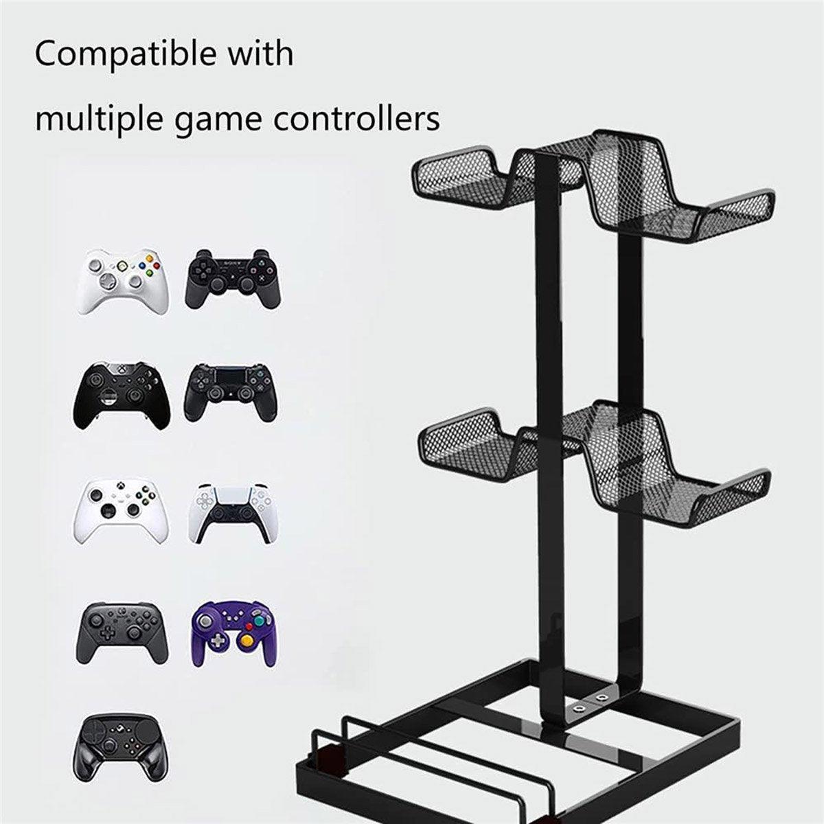 Metal Desktop Stand for Headphones and Game Controllers - White - SuperSaverAU - view 4