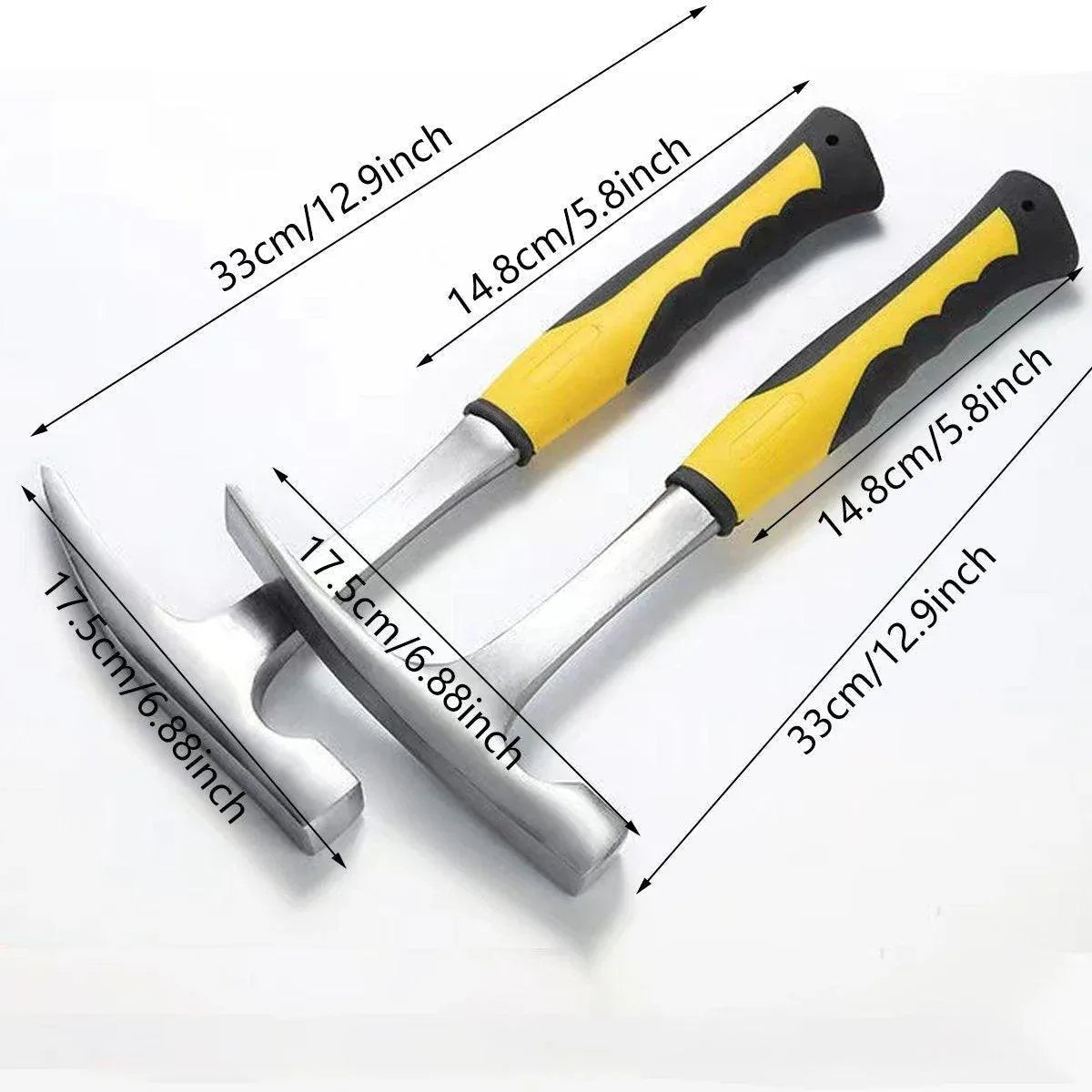 Premium Geological Exploration Hammer with High-Carbon Steel Duck Bill Head