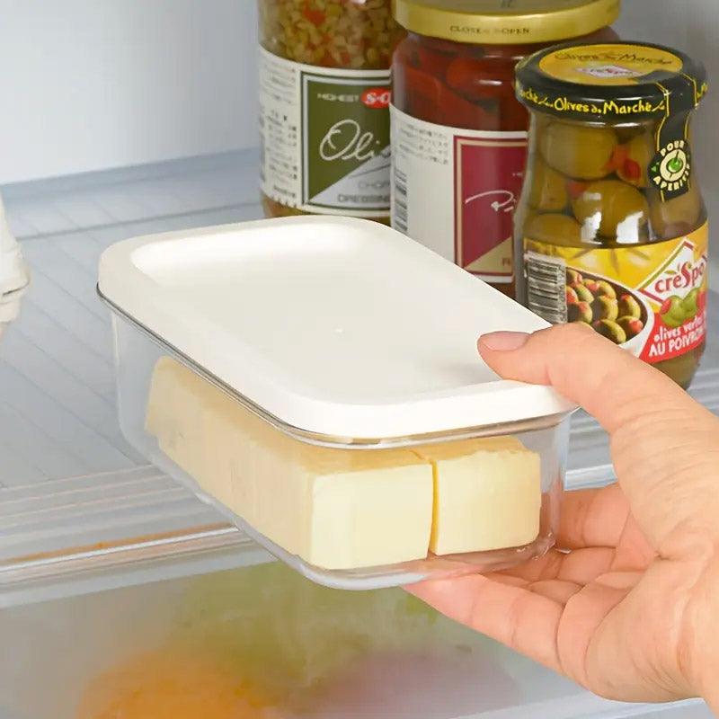 Premium Rectangular Butter Box – with Built-In Cutter