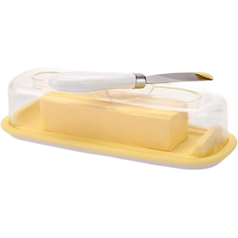 Premium Butter Box with Built-In Knife & Airtight Lid