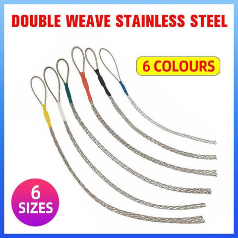 Blue Stainless Steel Cable Pulling Sock - 4 to 6mm for NBN/Telstra - SuperSaverAU - view 1