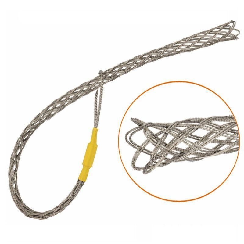Premium Stainless Steel Cable Pulling Sock - Red, 10-12mm
