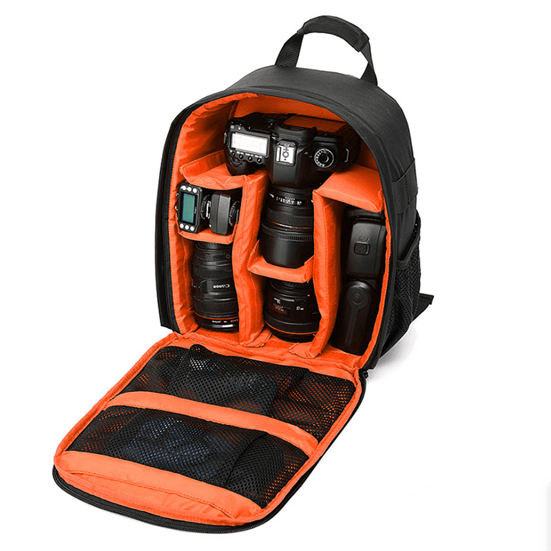 Premium Green Waterproof DSLR Camera Backpack for Canon Nikon Sony