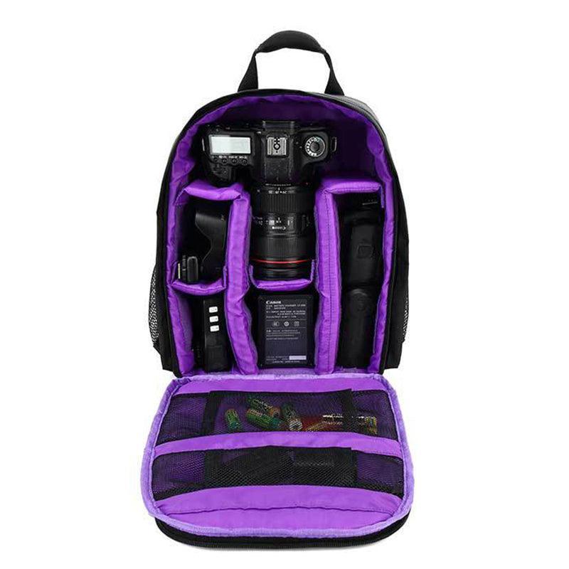 Premium Green Waterproof DSLR Camera Backpack for Canon Nikon Sony