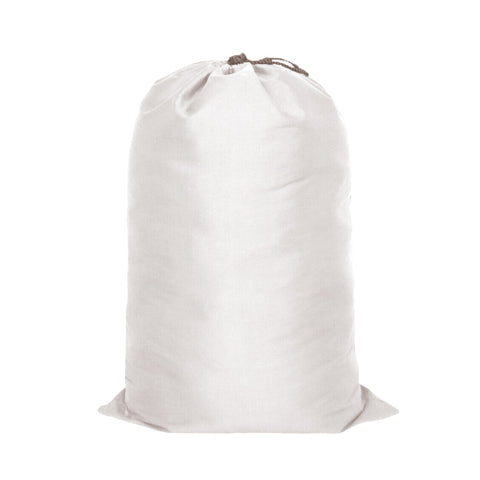 Premium Canvas Drawstring Storage Bag – White 74 x 120cm
