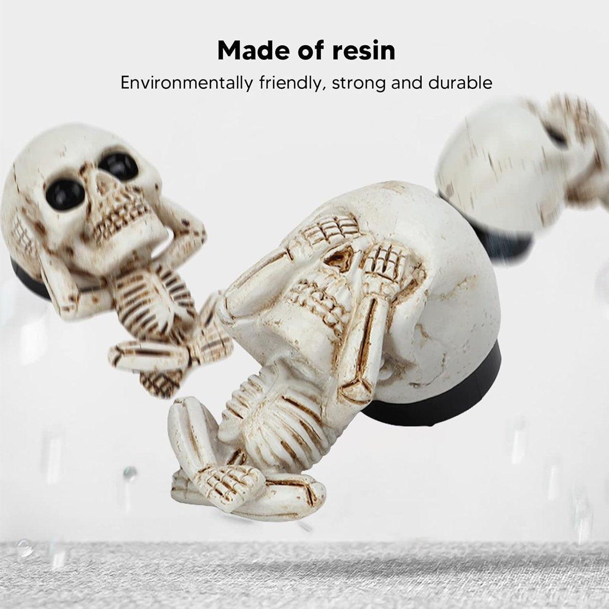 Premium 3PCS Ghost Head Car Air Vent Decoration Ornaments