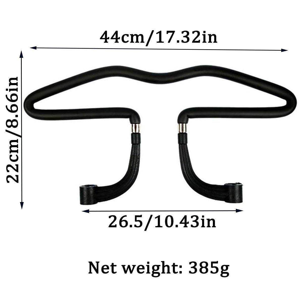 Premium Vehicle Headrest Clothes Hanger PU Leather Suit Rack