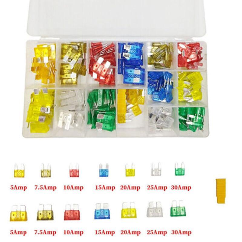 Premium 300 Piece Automotive Blade Fuse Assortment Kit with Case