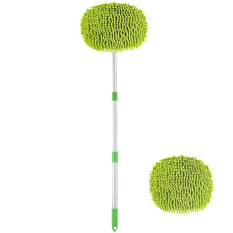 Premium Green Telescopic Chenille Car Wash Brush Mop