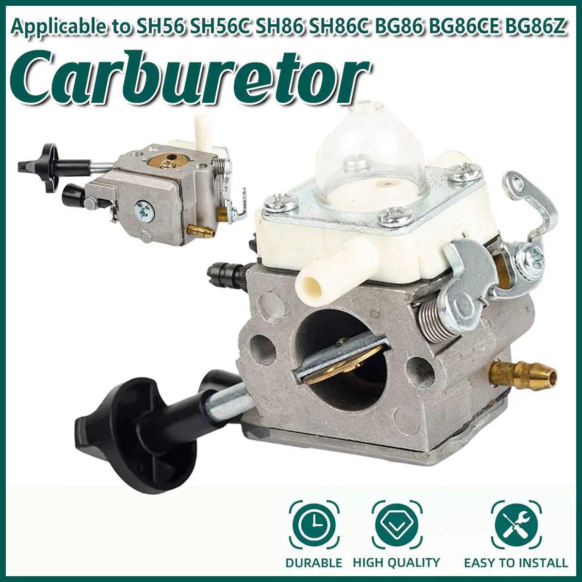 Premium C1M-S261B Carburetor for STIHL SH56 SH86 BG86 Models