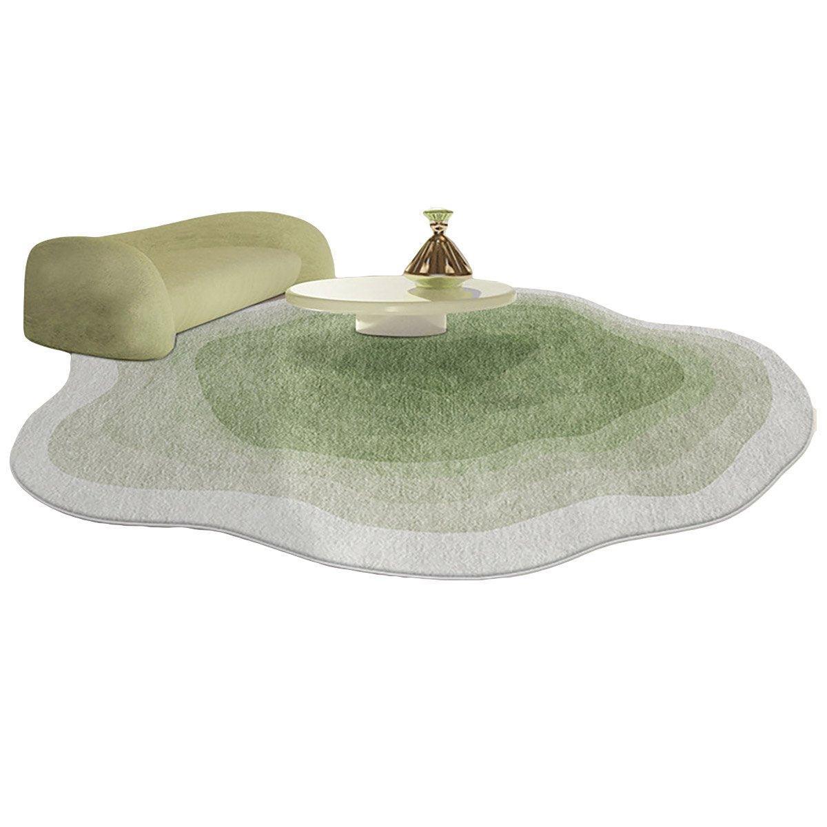 Shaped Cashmere Carpet Living Room Full Blanket Cloakroom Dressing Table - Pink - SuperSaverAU - view 3