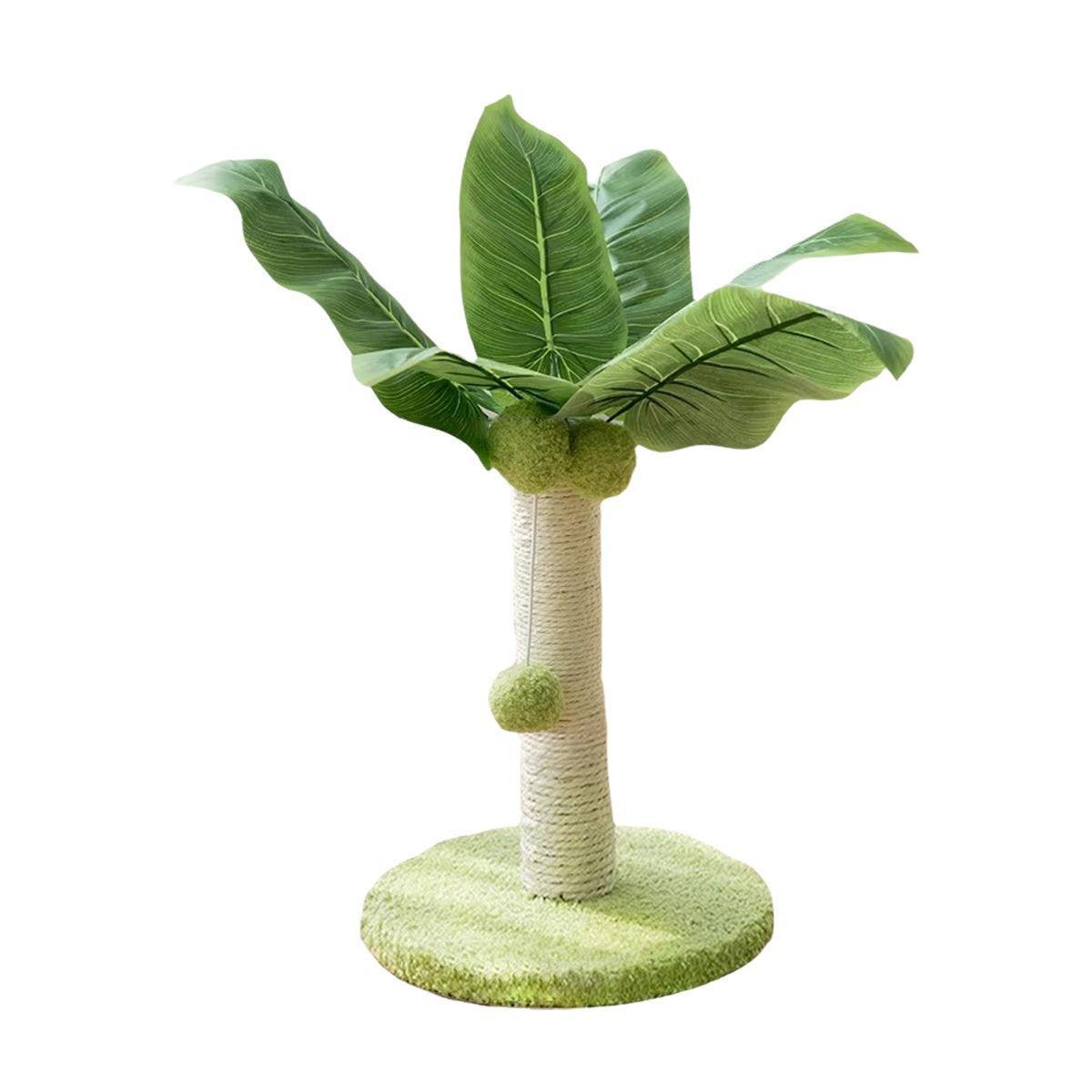 Coconut Tree Cat Scratching Post Sisal Covered Scratcher Pole Toy 32/38cm - SuperSaverAU - view 7