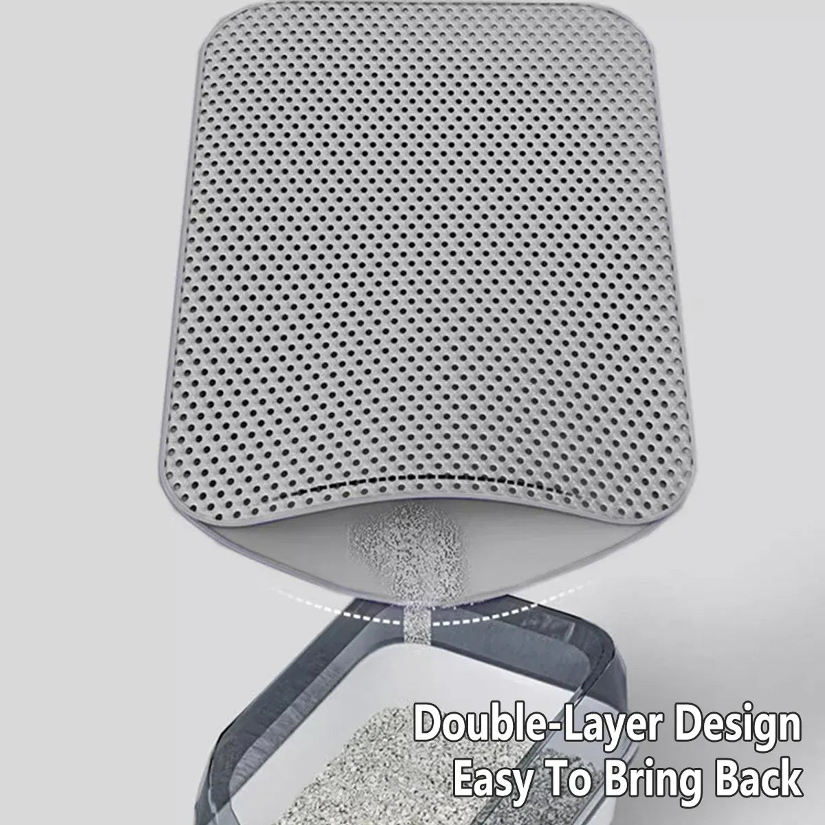 Premium Washable Cat Litter Mat Waterproof Honeycomb Pad - 35 x 60cm
