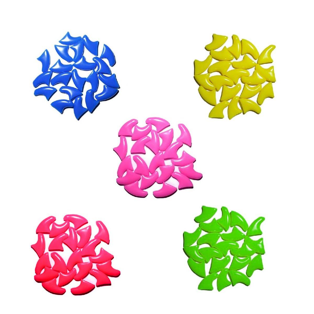 100PCS Anti-Scratch Cat Nail Caps - Soft Rubber, XS, 10 Vibrant Colours - SuperSaverAU - view 7