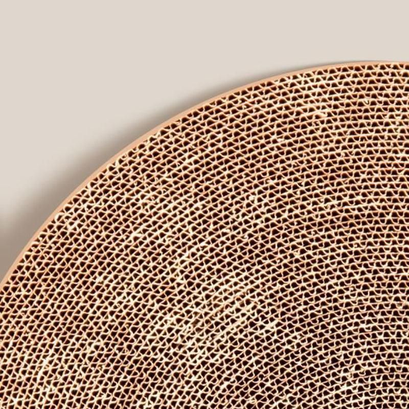 Premium Round Cat Scratcher Lounge Bed with Ball Track - Replacement Pad
